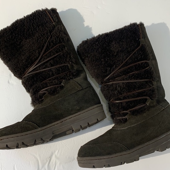 J crew winter boots size 8brown - Picture 6 of 7